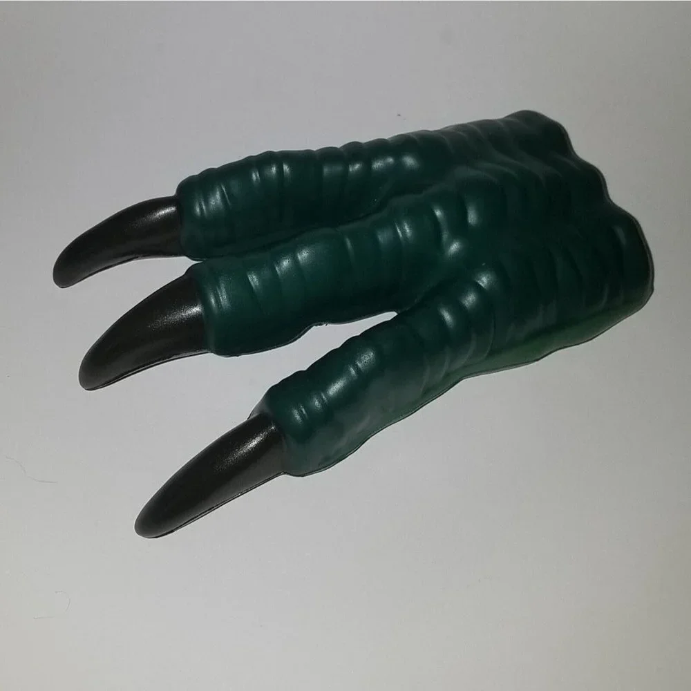 SINGLE Jurassic World (1) Velociraptor Claw Green Halloween Costume Replacement